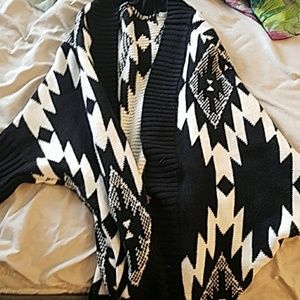 Poncho cardigan
